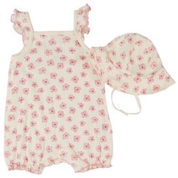 Chick Pea Baby Girls 2-pc. Floral Romper Set