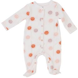 Carters Baby Girls Sun Print Footed Bodysuit