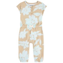 Carters Baby Girls Floral Jumpsuit