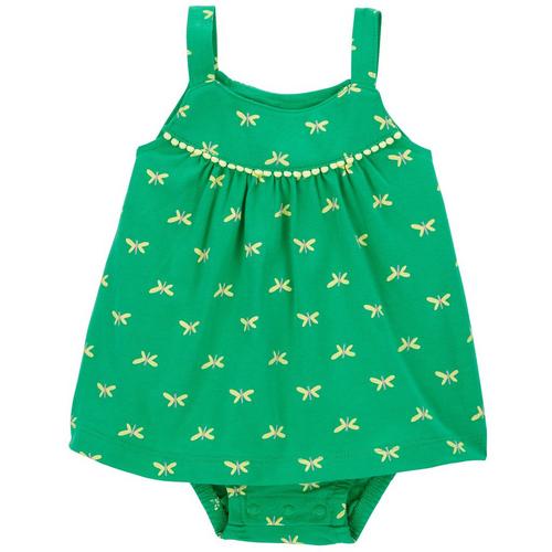 Carters Baby Girls Butterfly Prints Sunsuit