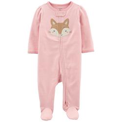 Baby Girls Fox Footed Pajamas