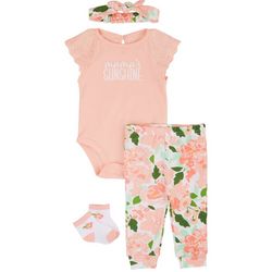 Baby Essentials Baby Girls 2-pc Mama's Sunshine Bodysuit Set