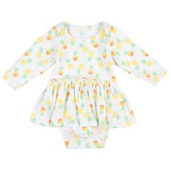 Leo & Luna Baby Girls Pineapple Bumper Dress