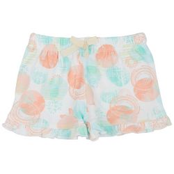 DOT & ZAZZ Baby Girls Colorful Print  Ruffle Shorts