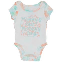 Baby Girls Mommy's First Short Sleeve Creeper
