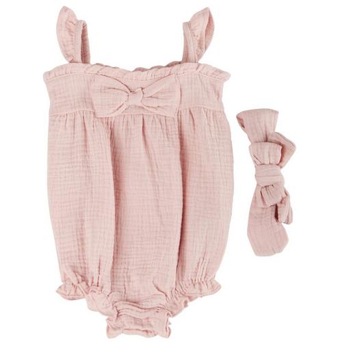 Emily & Oliver Baby Girls 2-pc. Ruffle Button