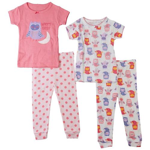 Cutie Pie Baby Baby Girls 4 pc. Whoos