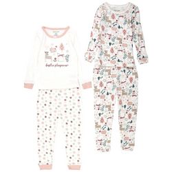 Cutie Pie Baby Baby Girls 4 pc. Bestie Sleep Pajama Set