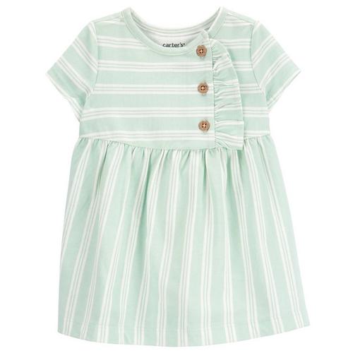 Carters Baby Girls 2-pc. Stripe Dress Diaper Cover