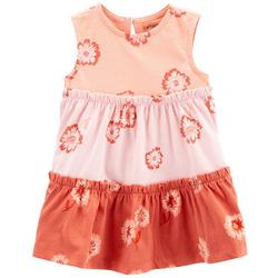 Baby Girls 2-pc. Sunflower Dress Diaper Cover Set