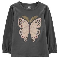 Baby Girls Butterfly Long Sleeve Top