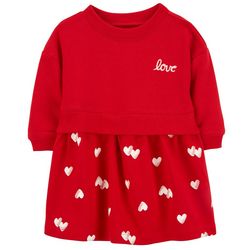 Carters Baby Girls Red Valentines Dress