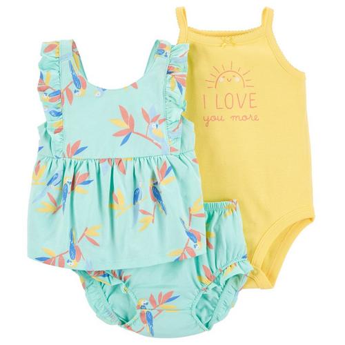 Carters Baby Girls 3-pc. I Love You More