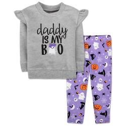 2-Pc. Daddy Is My Boo Long Sleeve & Pant Set