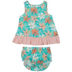 Baby Essentials Baby Girls 2-pc. Floral Dress Set