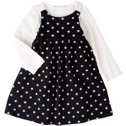 Baby Girls 2-pc. Star Print Dress Set