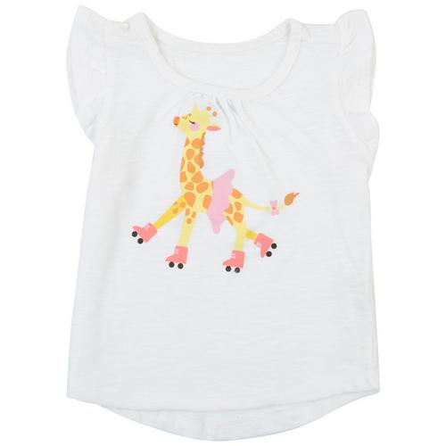 DOT & ZAZZ Baby Girls Girafe Flutter Short