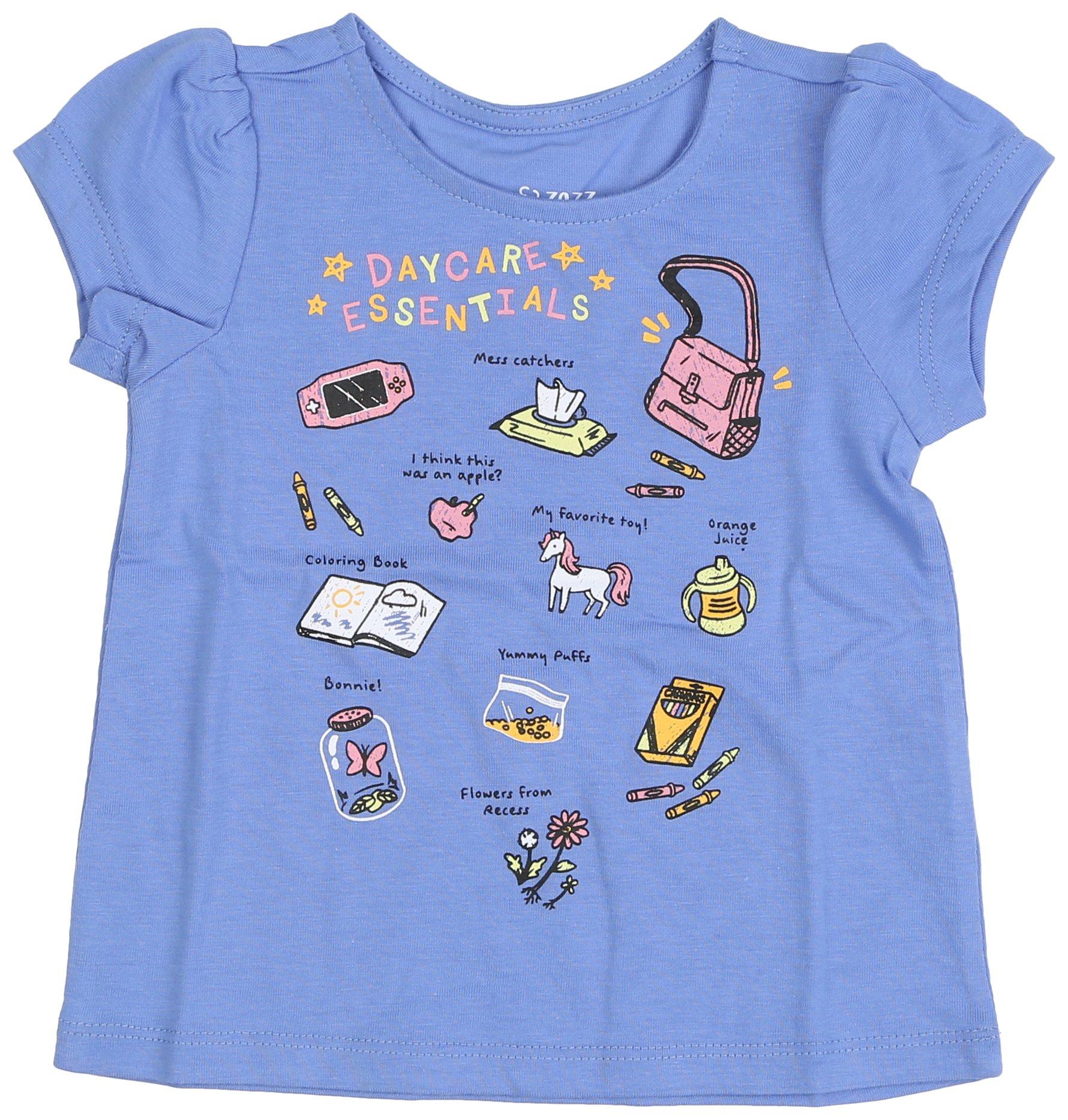 Baby Girls Daycare Essentials Short Sleeve Top