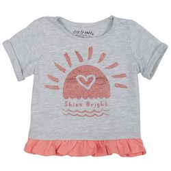 Dot & Zazz Baby Girls Shine Bright Short Sleeve Top