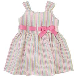 Baby Girls 2-pc. Seersucker Stripe Dress set