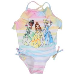Disney Princess Baby Girls 1-pc. Stripe Swimsuit