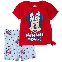 Minnie Mouse Baby Girls 2-pc. Classic Minnie Mouse Short Set