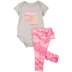Hurley Baby Girls 2-pc. Girls Just Wanna Have Sun Pant Set