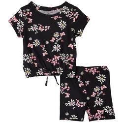 Baby Girls 2-pc. Butterfly Tie Front Short Set