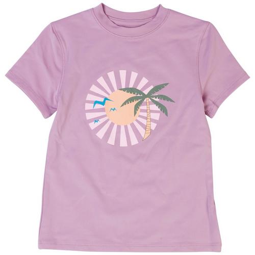 Reel Legends Toddler Girls Island Time Sunrise T-Shirt