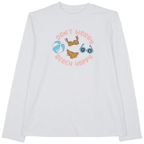Reel Legends Toddler Girls Crew Graphic T-Shirt