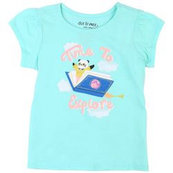 DOT & ZAZZ Toddler Girls Time To Explore T-Shirt