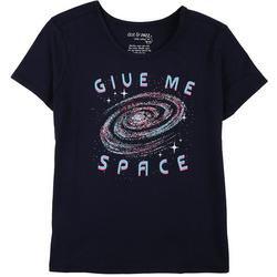 Toddler Girls Give Me Space Short Sleeve T-Shirt