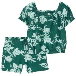 Toddler Girls 2-pc. Floral Cotton Outfit Set