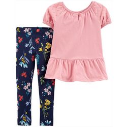 Carters Toddler Girls 2-pc. Floral Pant Set