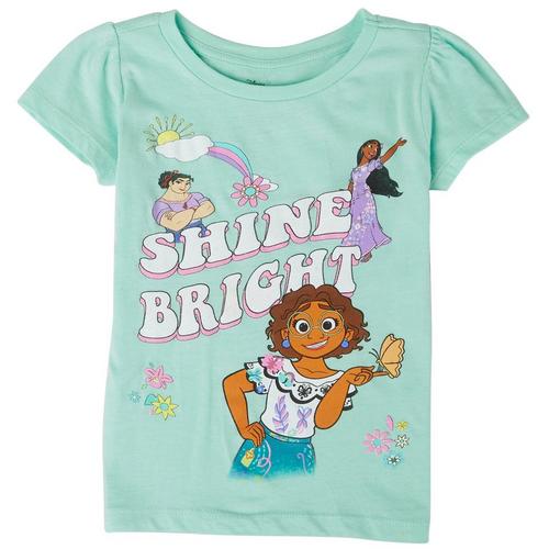 Encanto Toddler Girls Shine Bright Screen Print T-Shirt
