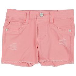Blue Spice Toddler Girls Distressed Twill Shorts