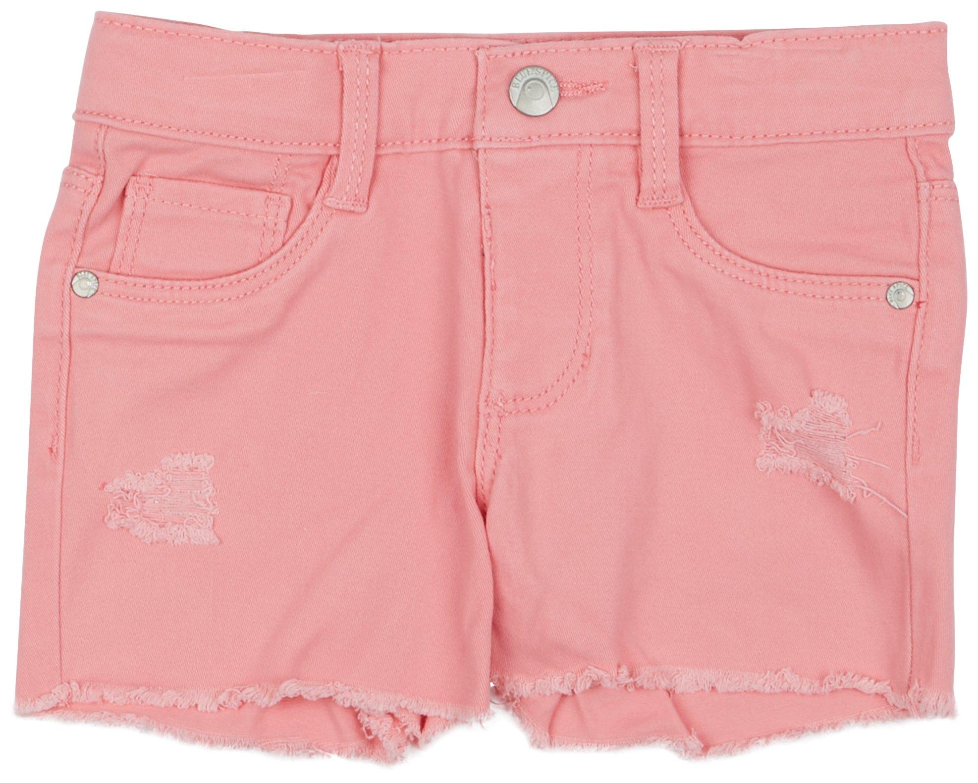 Toddler Girls Distressed Twill Shorts