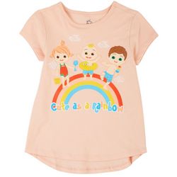 Cocomelon Toddler Girls Cute As A Rainbow Top