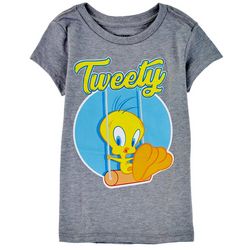 Tweety Bird Toddler Girls Tweety Swing Short Sleeve T-Shirt