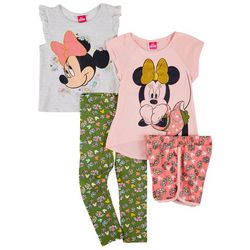Minnie Mouse Toddler Girls 4-pc. Floral Short Set