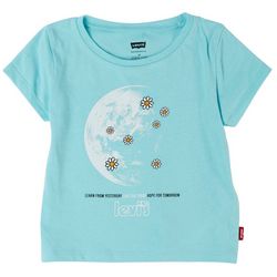 Levi's Toddler Girls Floral Moon Baby Short Sleeve T-Shirt