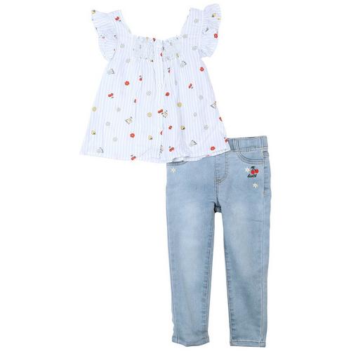 Levi's Toddler Girls 2 pc. Top And Denim