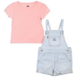 Levi's Toddler Girls 2 pc. Top And Stripe Knot Jumper Set