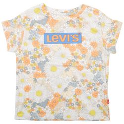 Levi's Toddler Girls Floral Print Short Sleeve T-Shirt