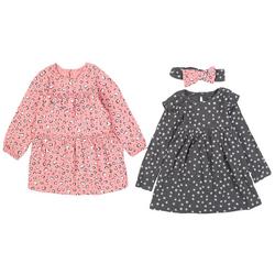 Toddler Girls 3 Pc. Animal & Floral Dress  Set