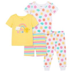 Little Me Toddler Girls 4-pc. Be Kind Pajama Set