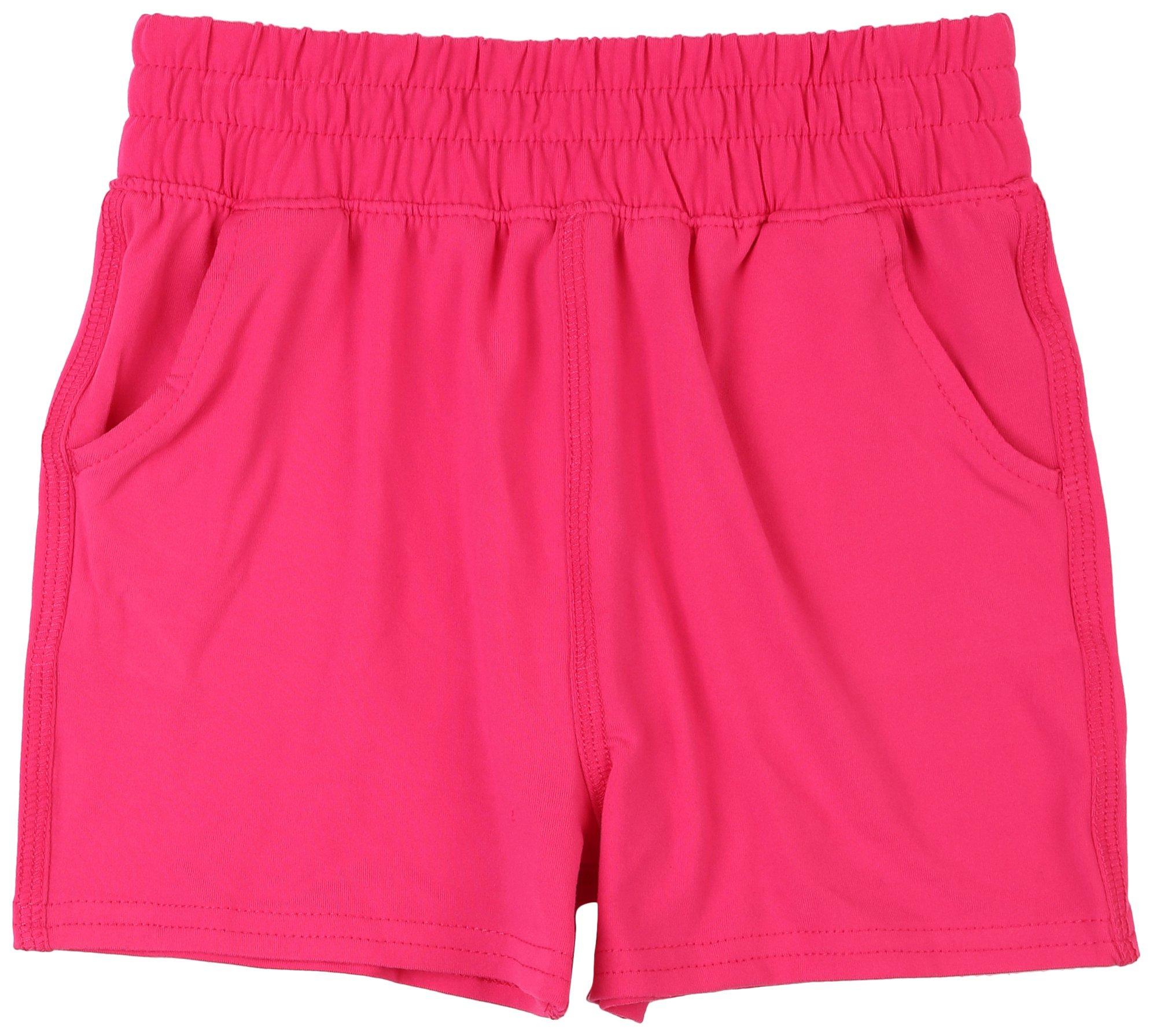 Toddler Girls Pull On Knit Shorts