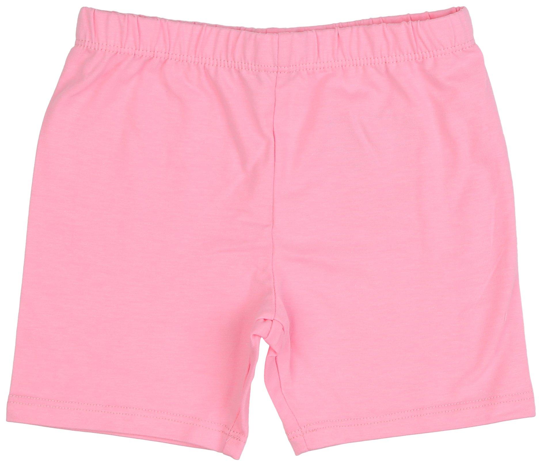 Toddler Girls Solid Bike Shorts