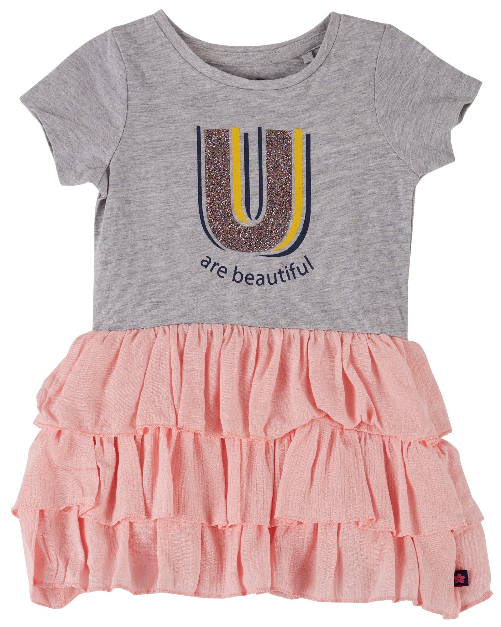 Limited Too Toddler Girls U Are Beautiful Dress