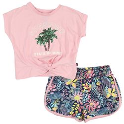Limited Too Toddler Girls 2-pc. State Of Mind Short Set